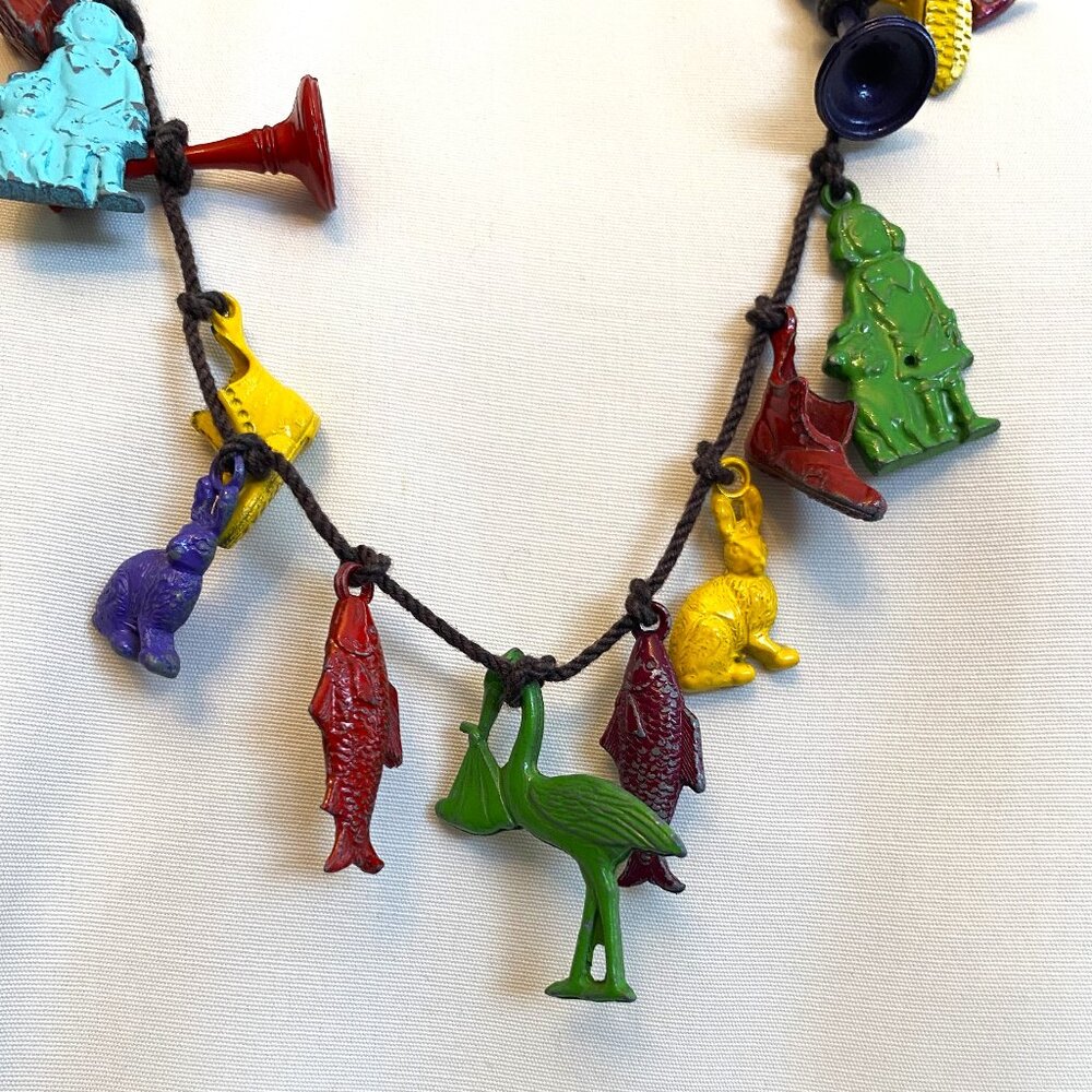 Festive Multi-Pendant Charm Necklaces - Picture 4 of 7